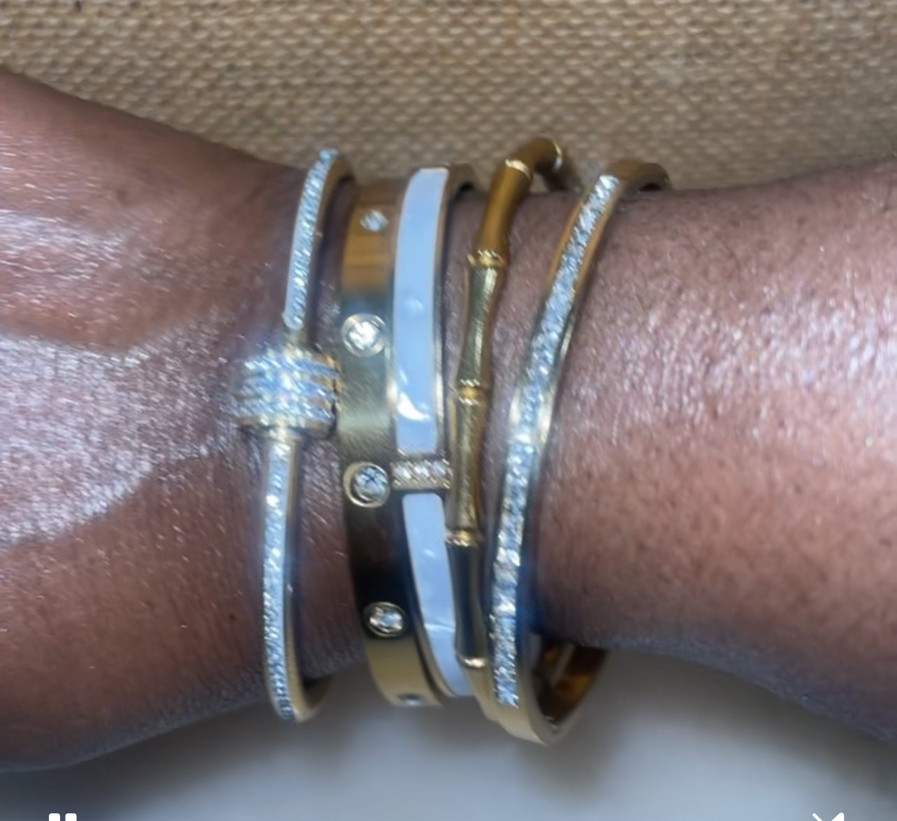 Stainless Steel 5pc Bracelet Set
